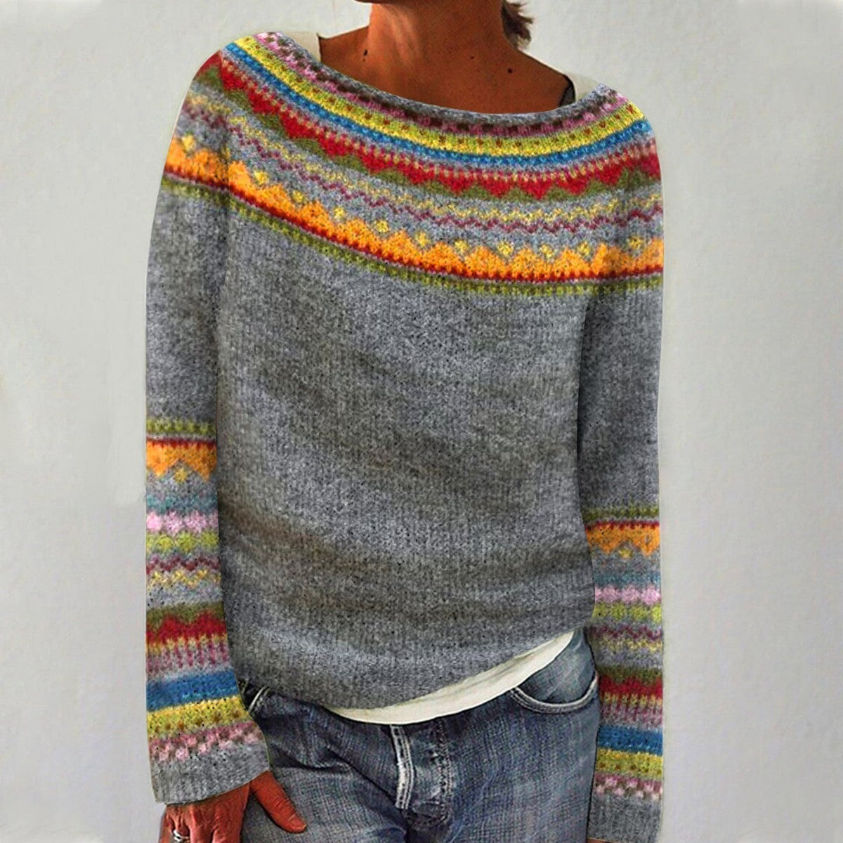 Clarissa – Strickpullover im modernen Stil