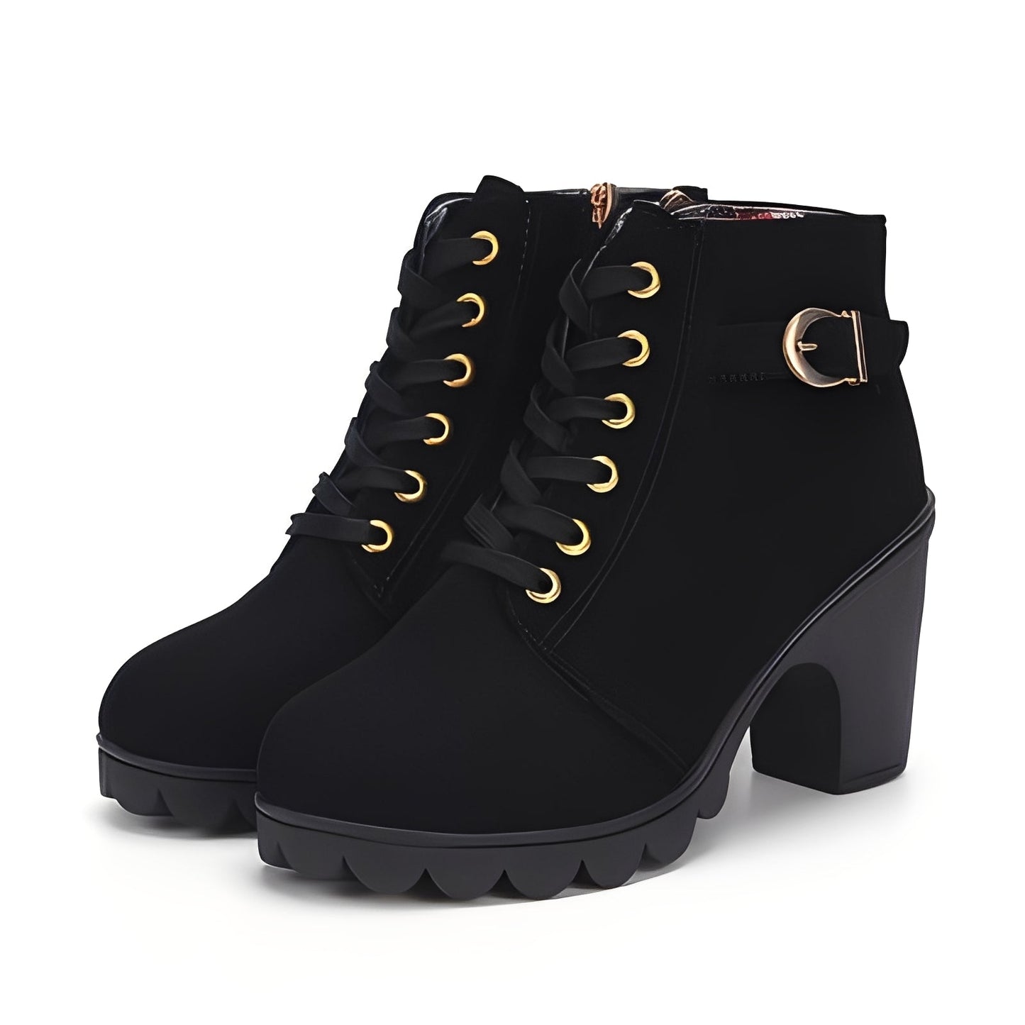 Roxanne - Trendy women's ankle boots with block heel