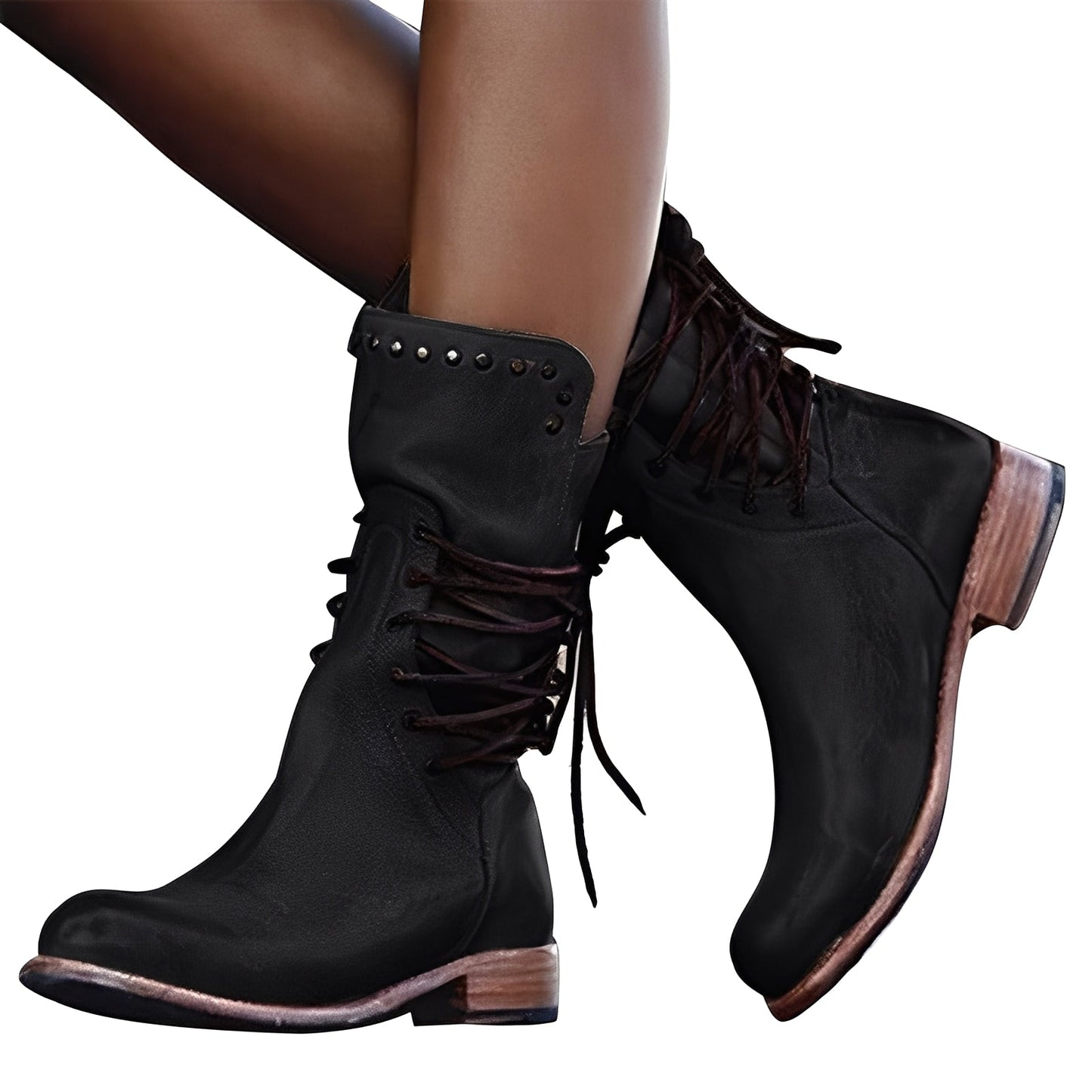 Alexandra - women's long leather boots