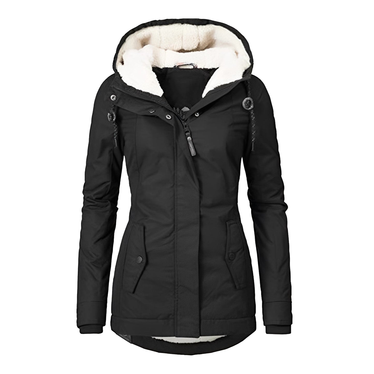 Melba - Warmer, waterproof women's coat with hood
