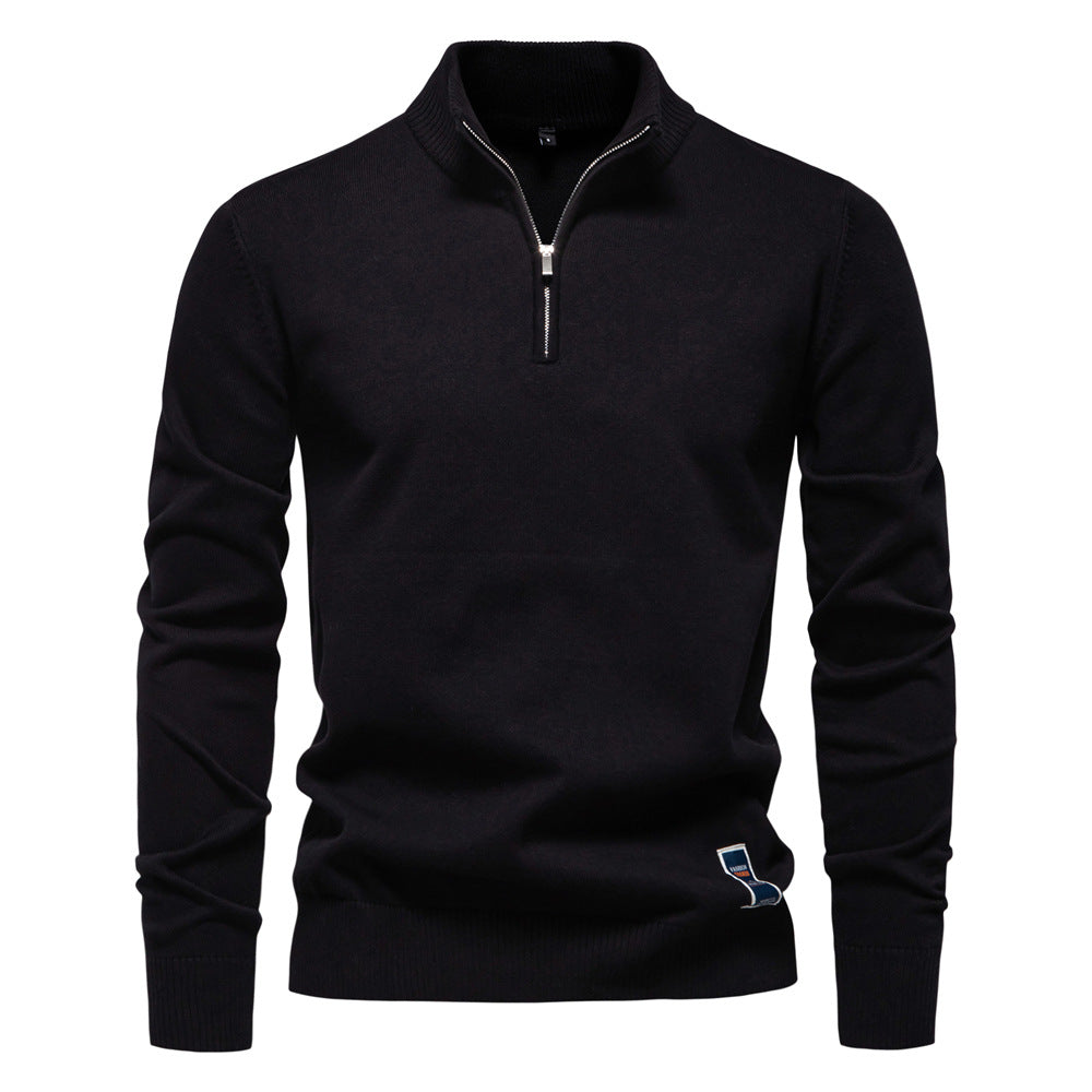 Caelum - Bequemer Slim-Fit-Strickpullover für Herren
