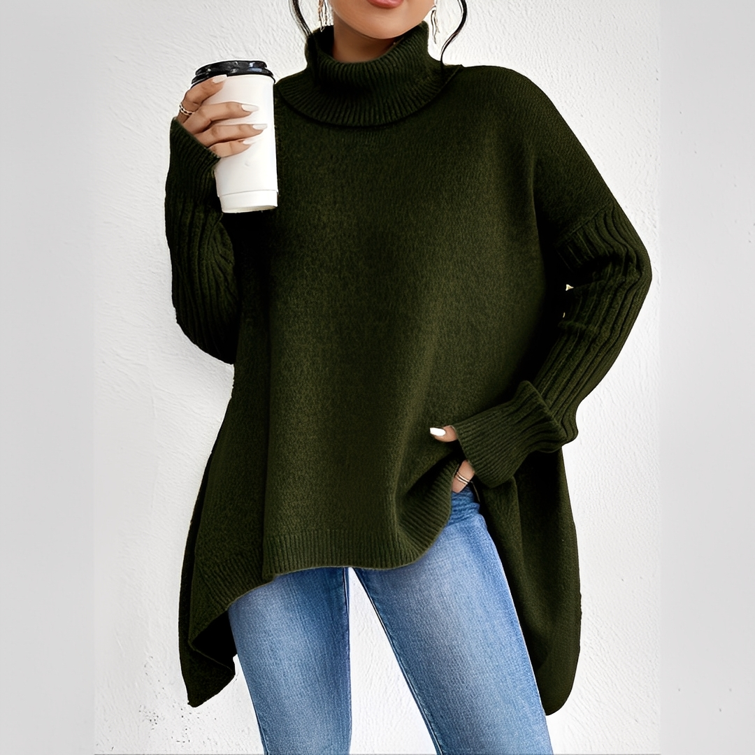 Maëlle - women's turtleneck sweater made of cashmere