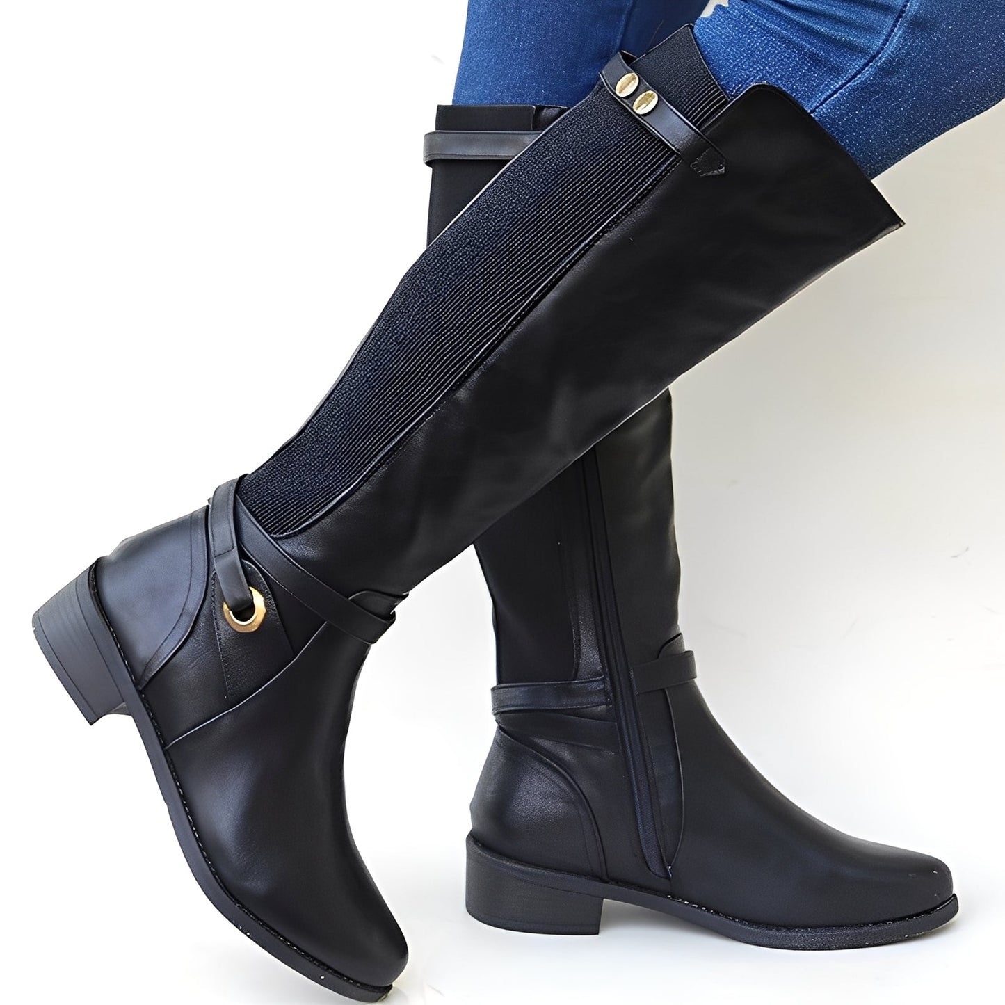 Megan - Classic and sturdy women's leather boots