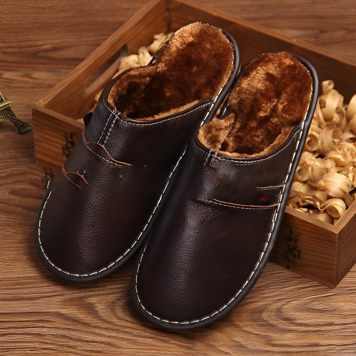 Xavier - Warme Baumwoll-Sandalen für Herren