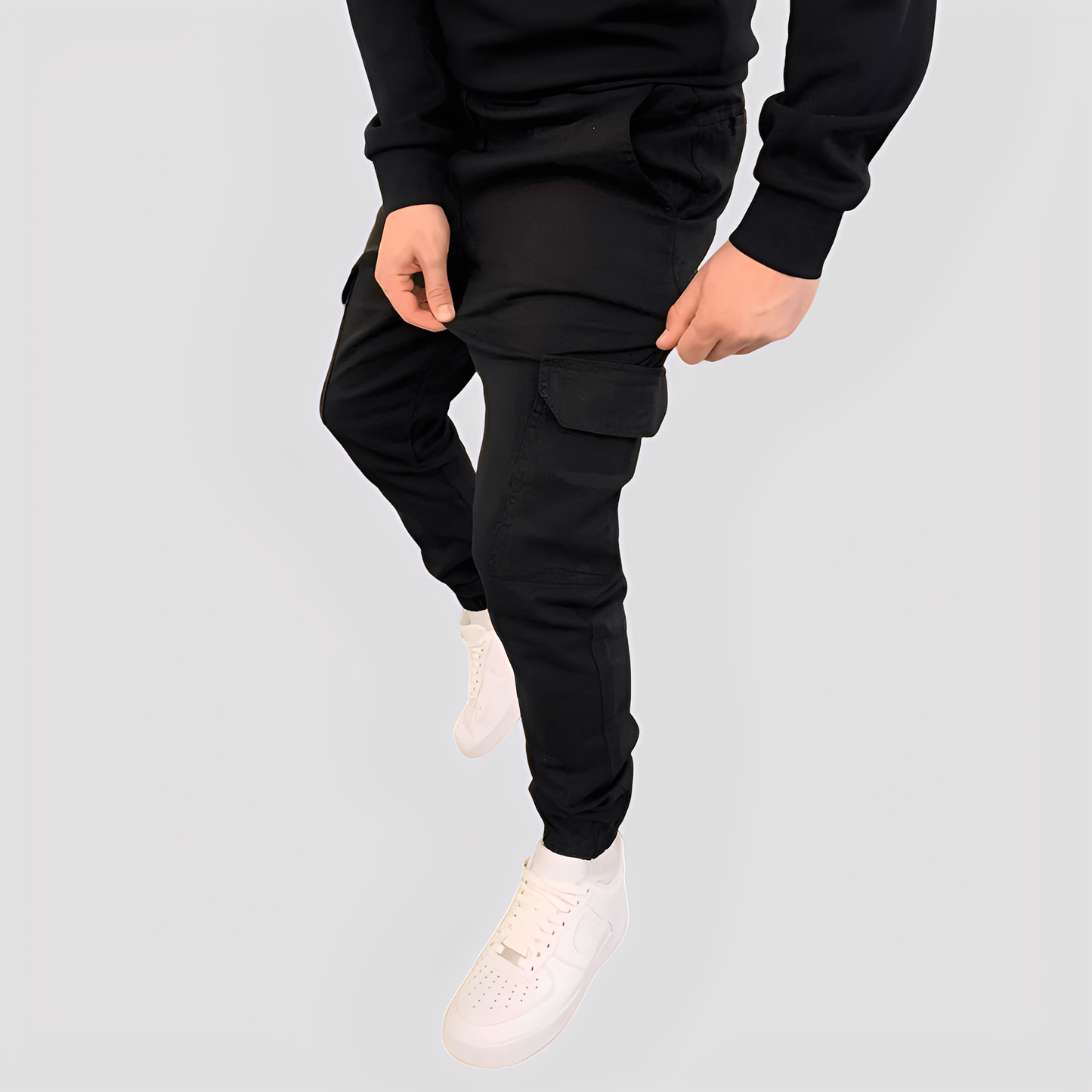 Brandon - Modern cargo jogging pants for men