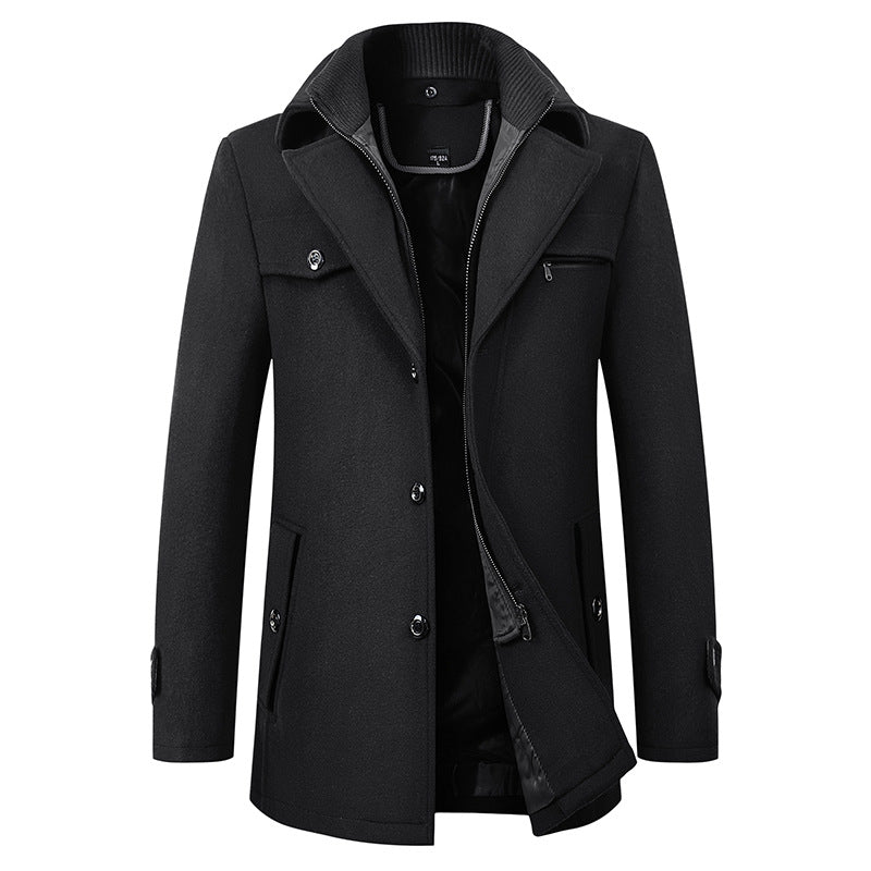 Jason - stylish, warm wool coat for men