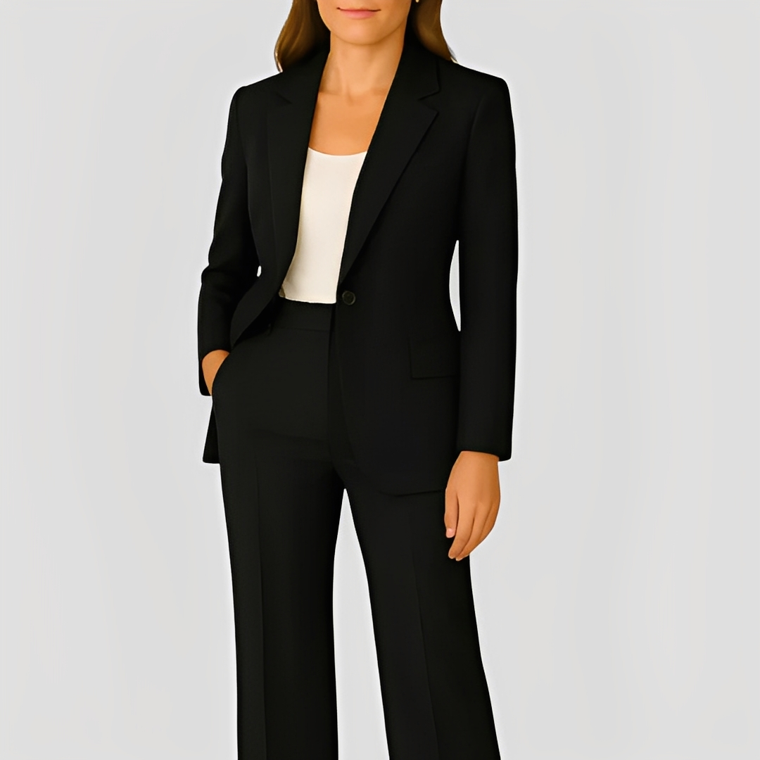 Maeva - Elegant long blazer and pantsuit for women