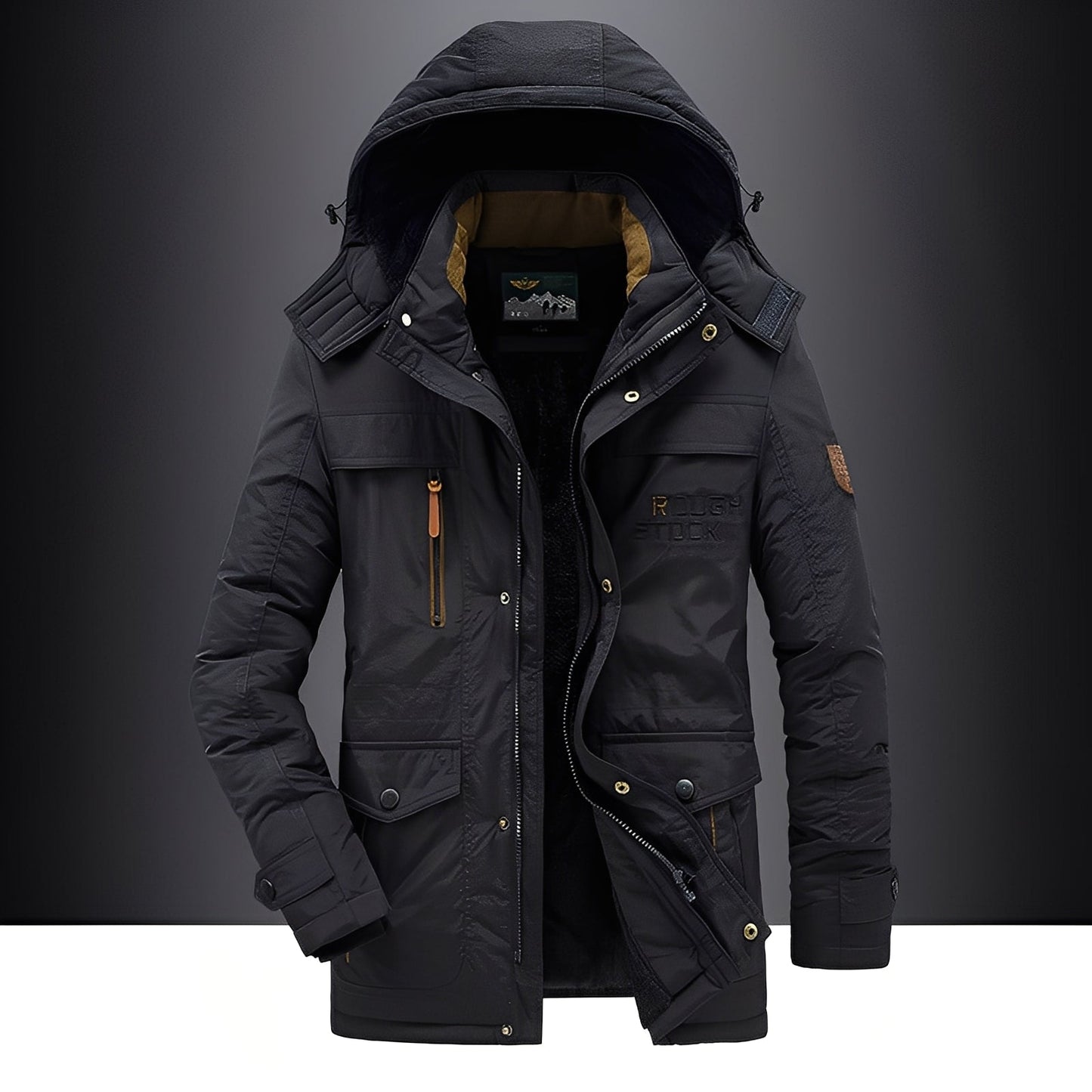 Lambert - Warm winter coats with hood for men