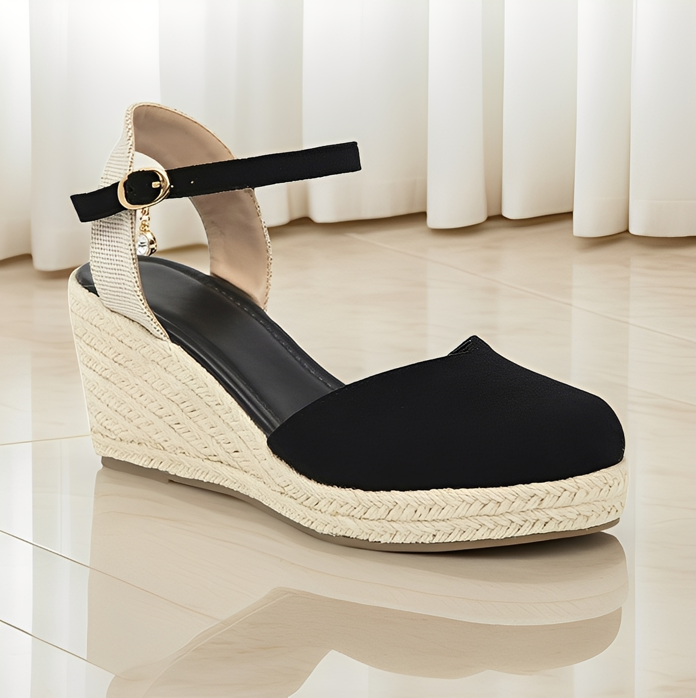 Yasmine - Trendy Women's Wedge Sandals