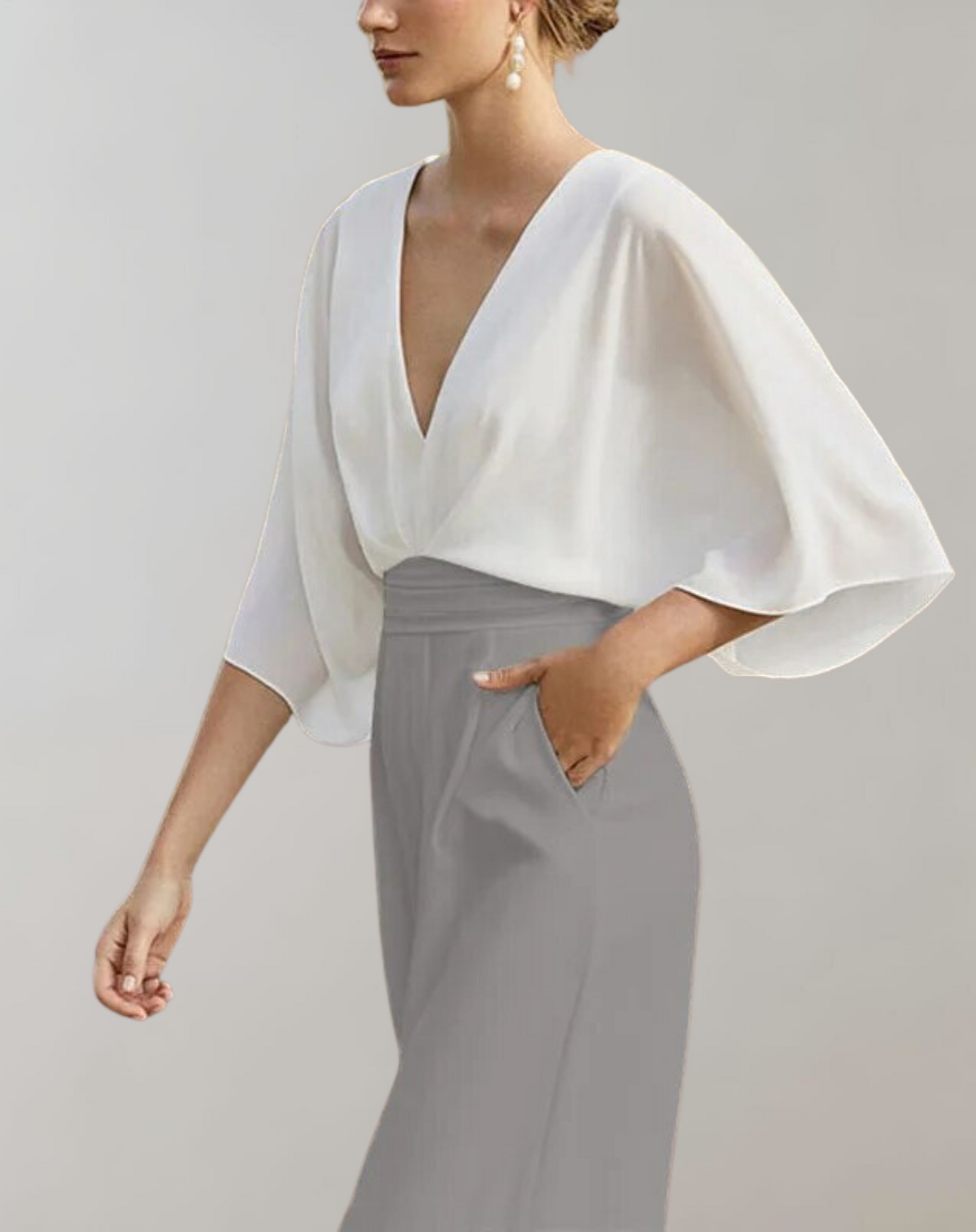 Yoko – Bequeme Einteilerhose mit weitem Bein