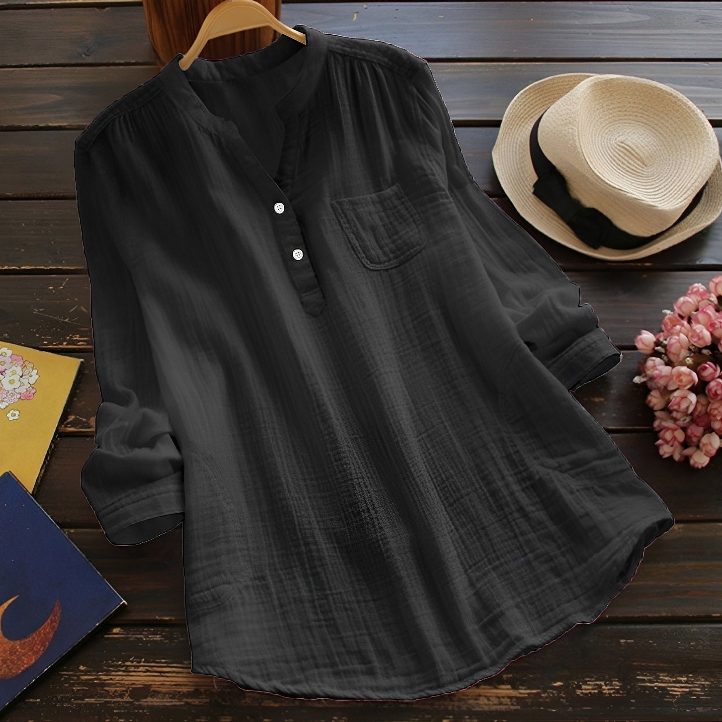 Claudia - Chemisier décontracté et confortable pour dames