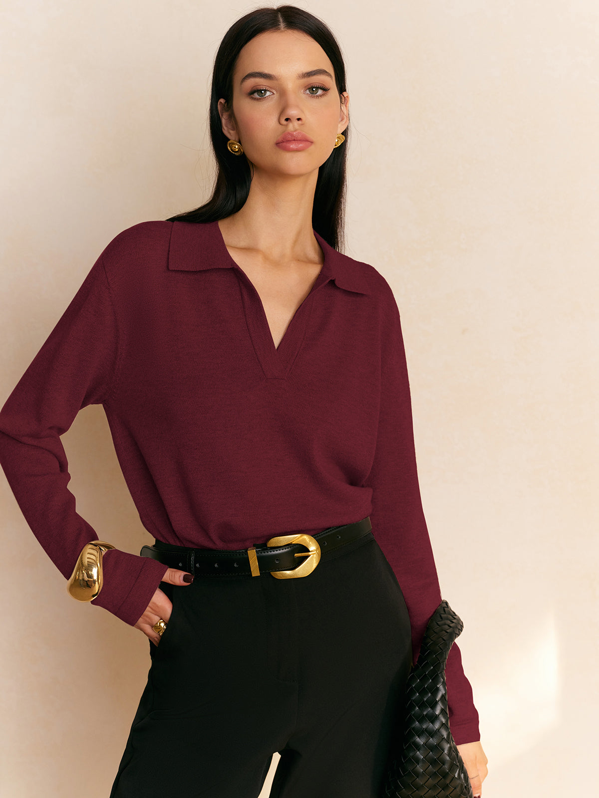 Fiona – Pullover mit Freizeitkragen