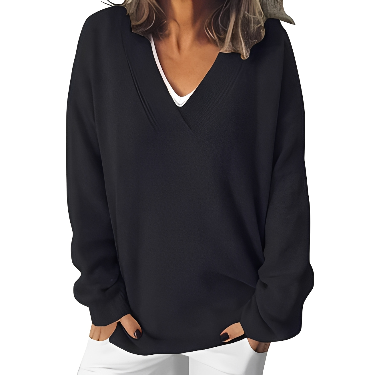 Aradine - Lockerer eleganter Pullover für Frauen
