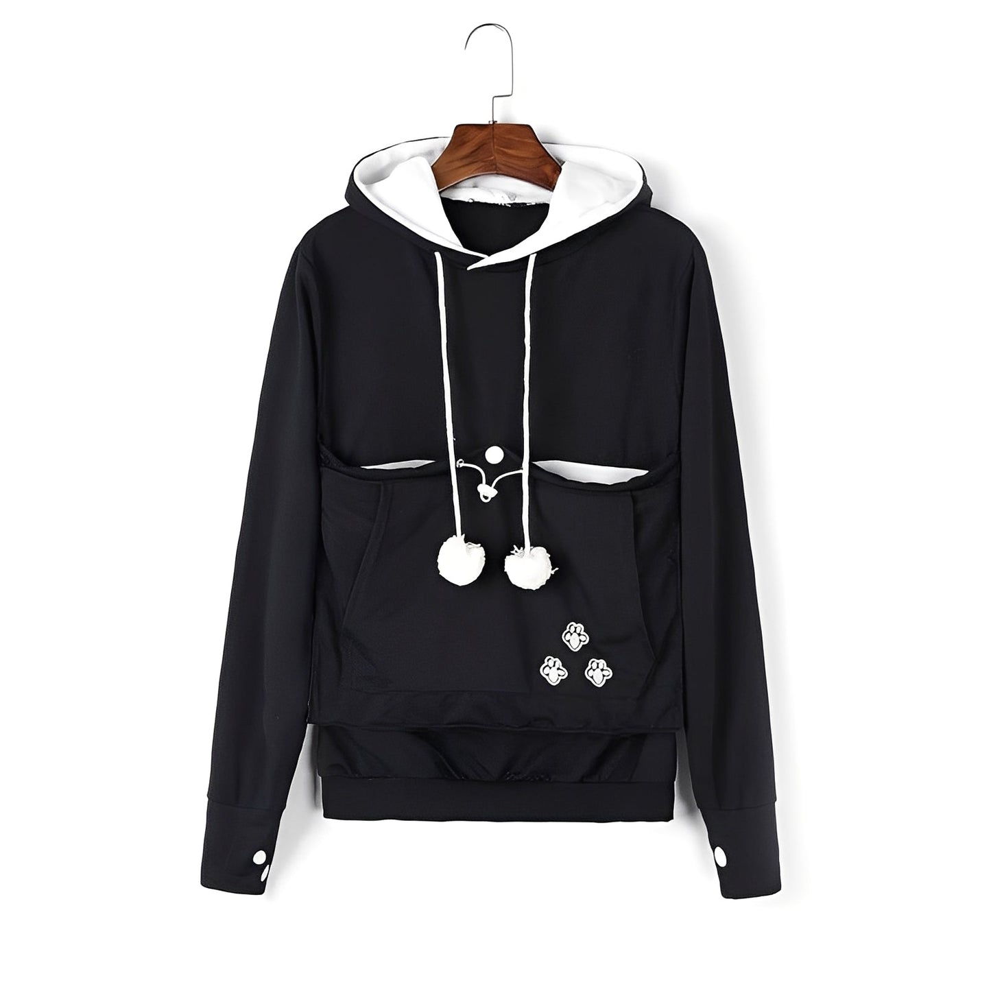 Samantha - Elegant women's hoodie with pocket