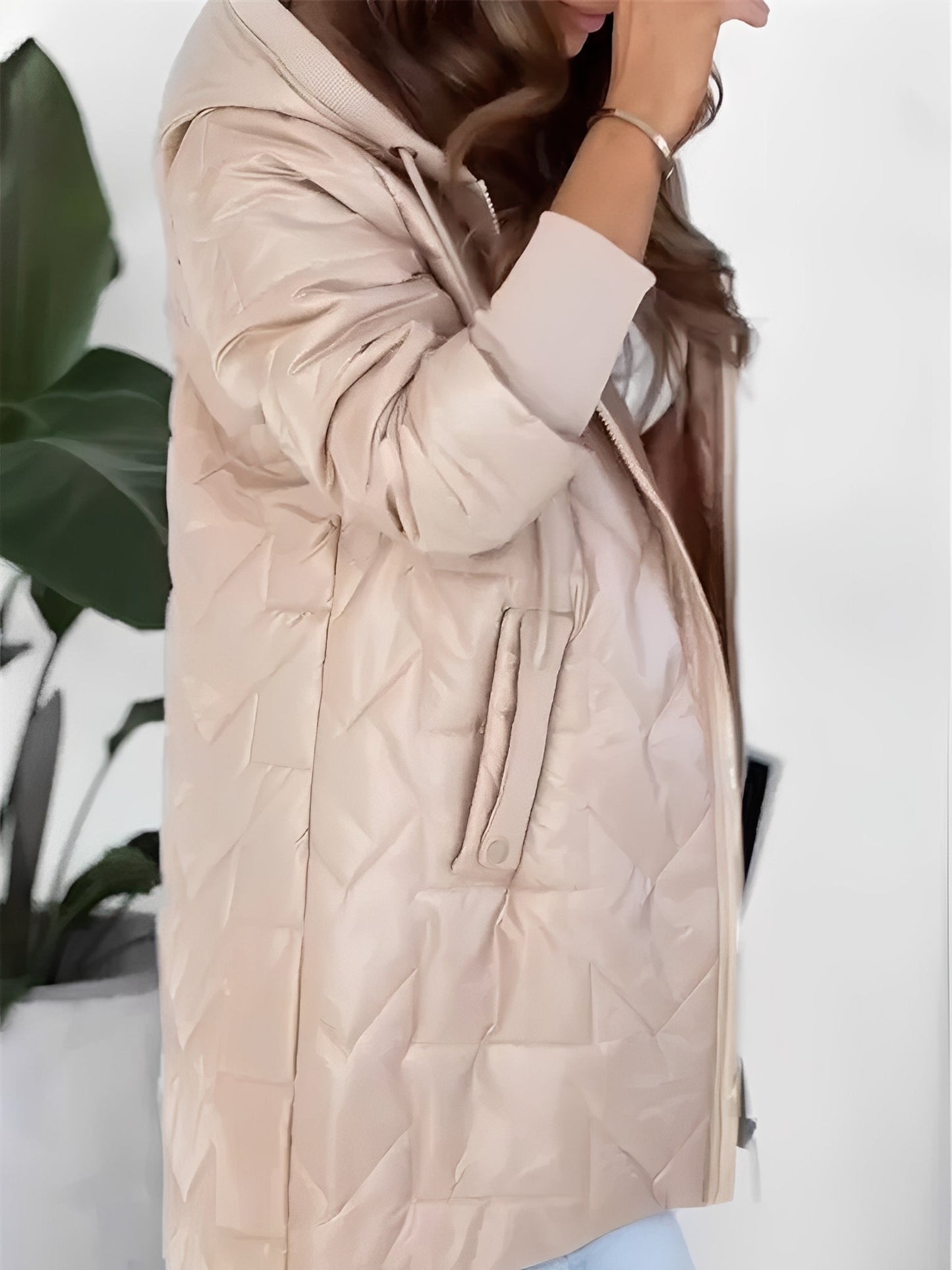 Sharla - Elegant and warm women's coat with hood