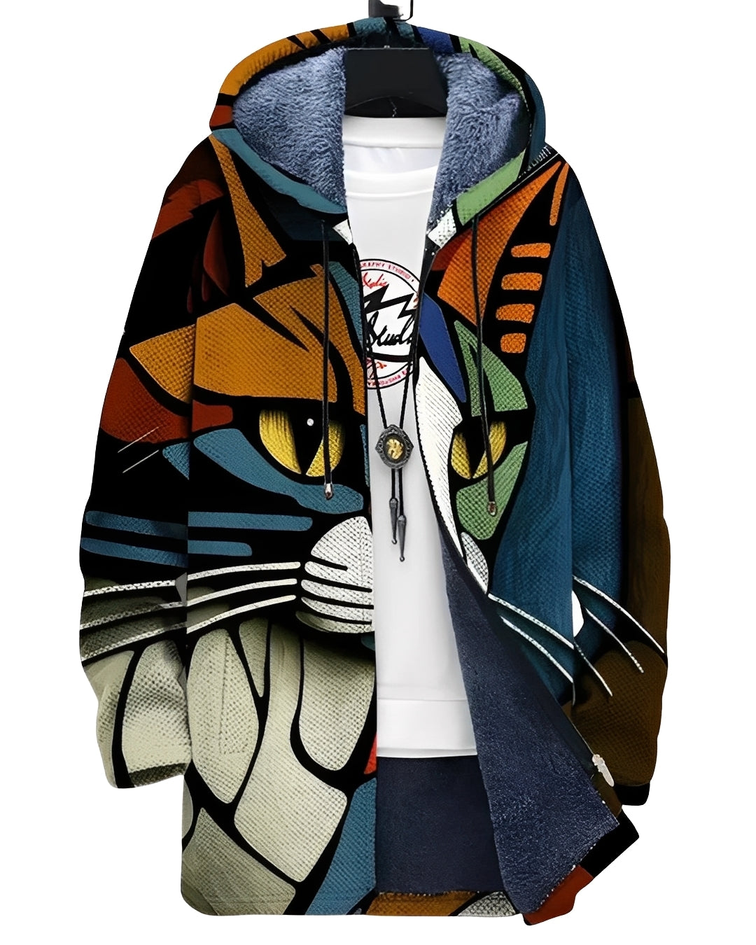 Braiden - Stylish men's cardigan with original pattern