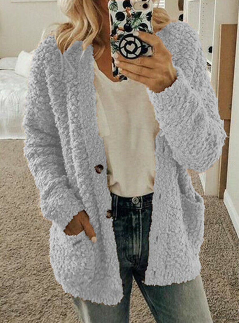 Elaine – Warme Strickjacke