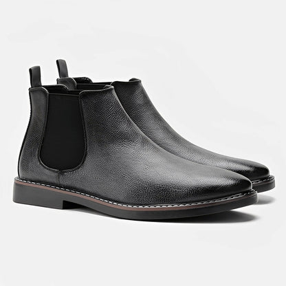 Sibylle - Simple Leather Boots for Men