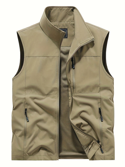Enrico – Vest with zipper pockets
