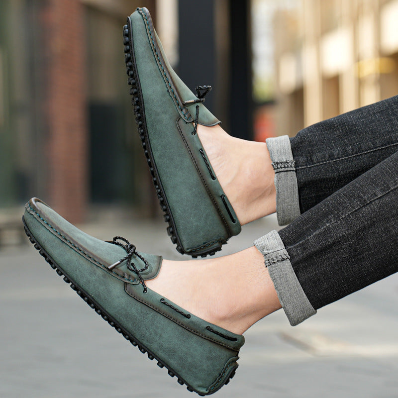 Kelly - Mocassins décontractés en cuir pour hommes