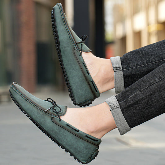 Kelly - Casual Leather Slip-Ons for Men