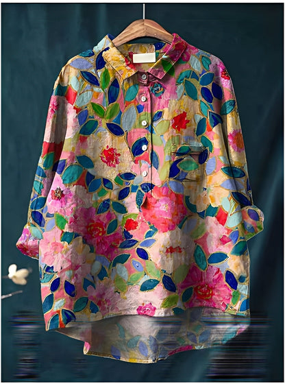 Gwenaël - Traditional women's long-sleeve shirts