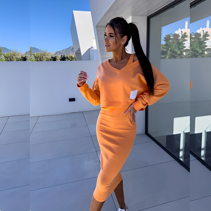 Séphora - Women's Sweatshirt and Casual Dress Set