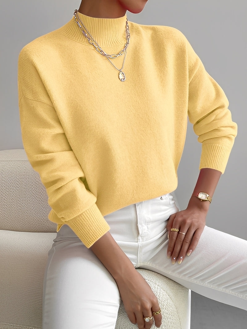 Nikkole - women's sweater with stylish and casual knit pattern