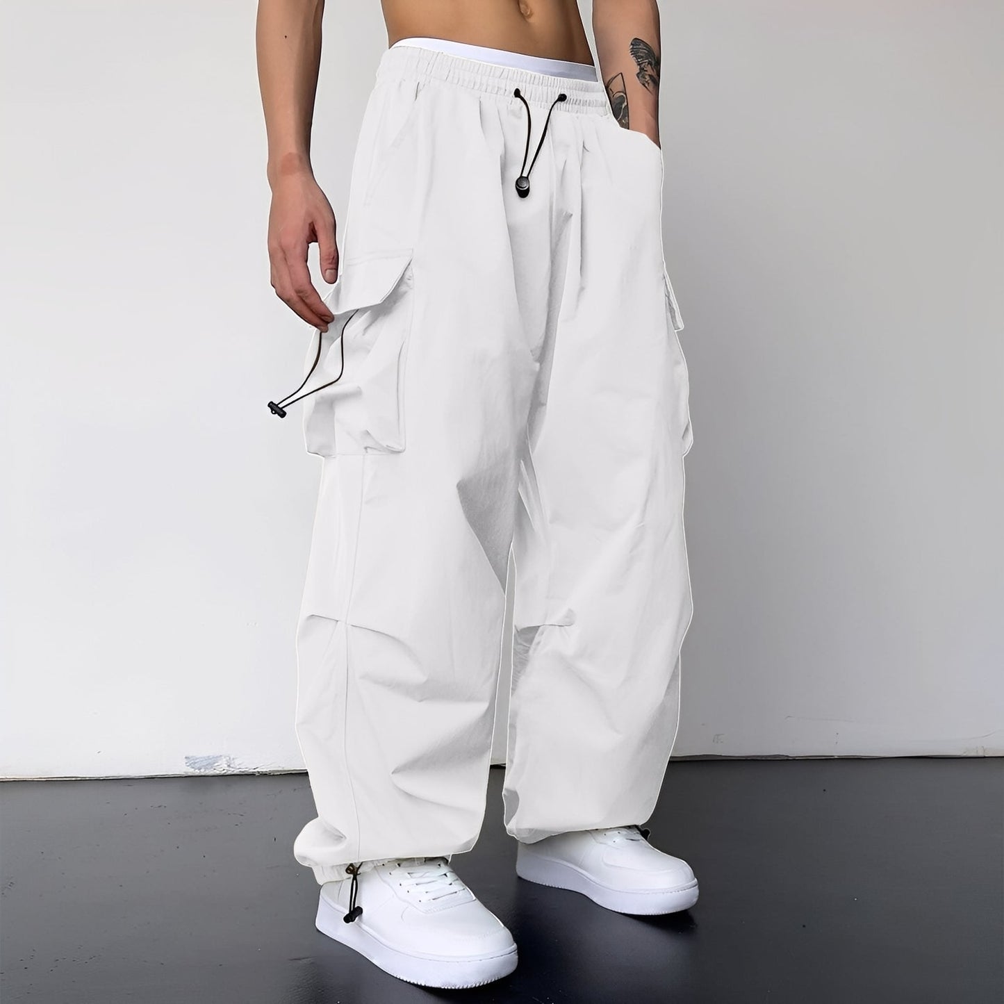 Kaleb - Trendige Baggy-Cargohose für Herren