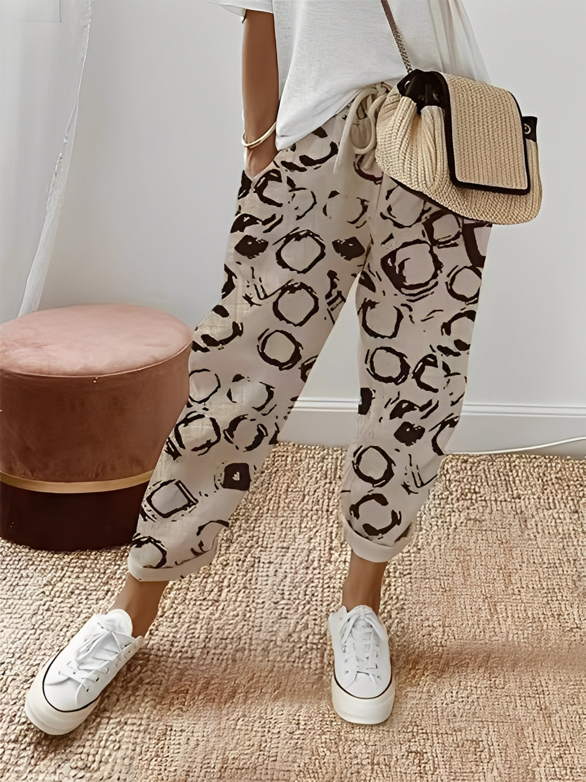 Amélia - Stylish cotton pants for women