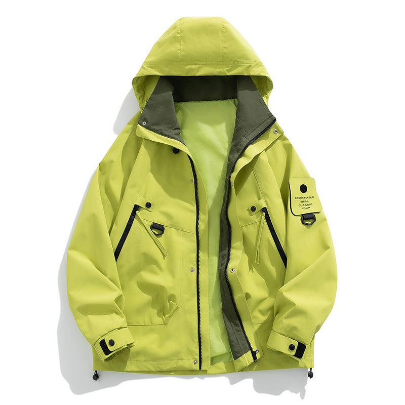 Raymund - Elegant waterproof men's hooded jacket