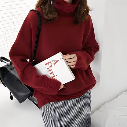 Clémentine - Stylish women's turtleneck sweater