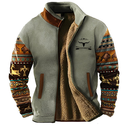 Aubert - Men's fleece jacket for outdoor activities