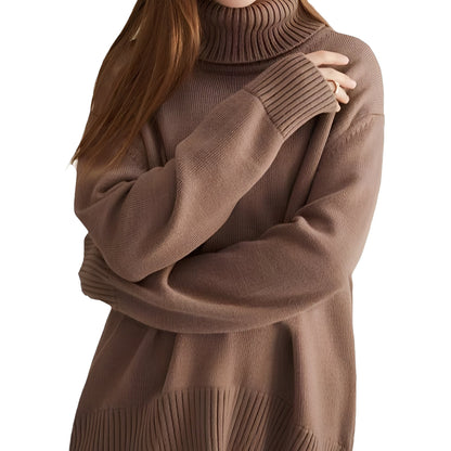 Lucinde - Winter Oversize Rollkragenpullover für Damen