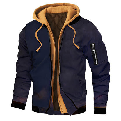 Cedric - Stylish men's bomber jacket with hood