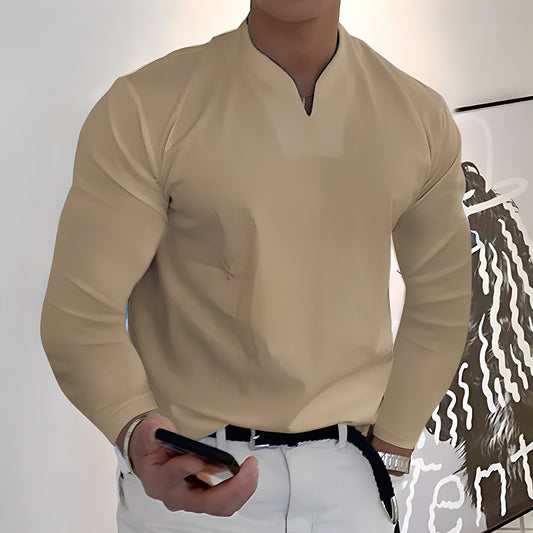 Corentin - Casual men's long-sleeve shirt