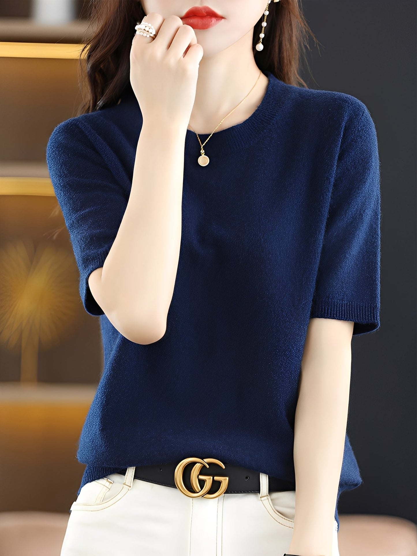 Blandine - short-sleeve pullover for women