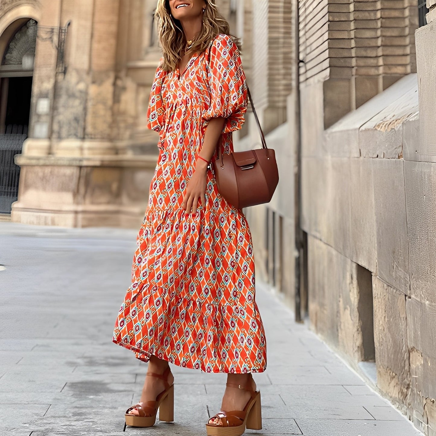 Irénée - Stylish boho dress for women