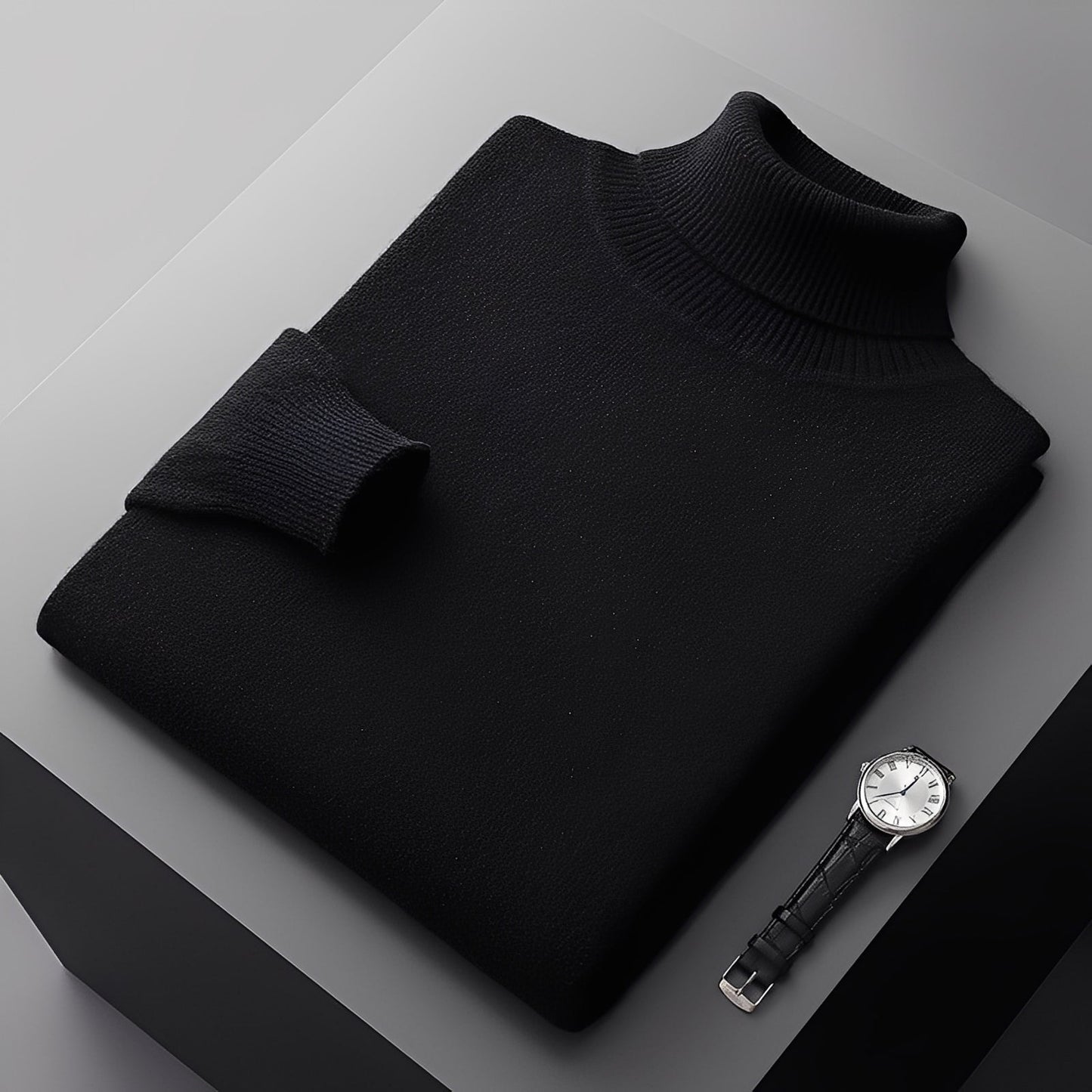 Osborn - Stilvoller Kaschmir-Rollkragenpullover für Herren