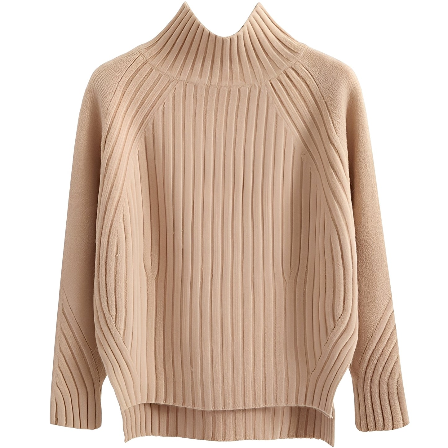 Camille - women's sweater with turtleneck