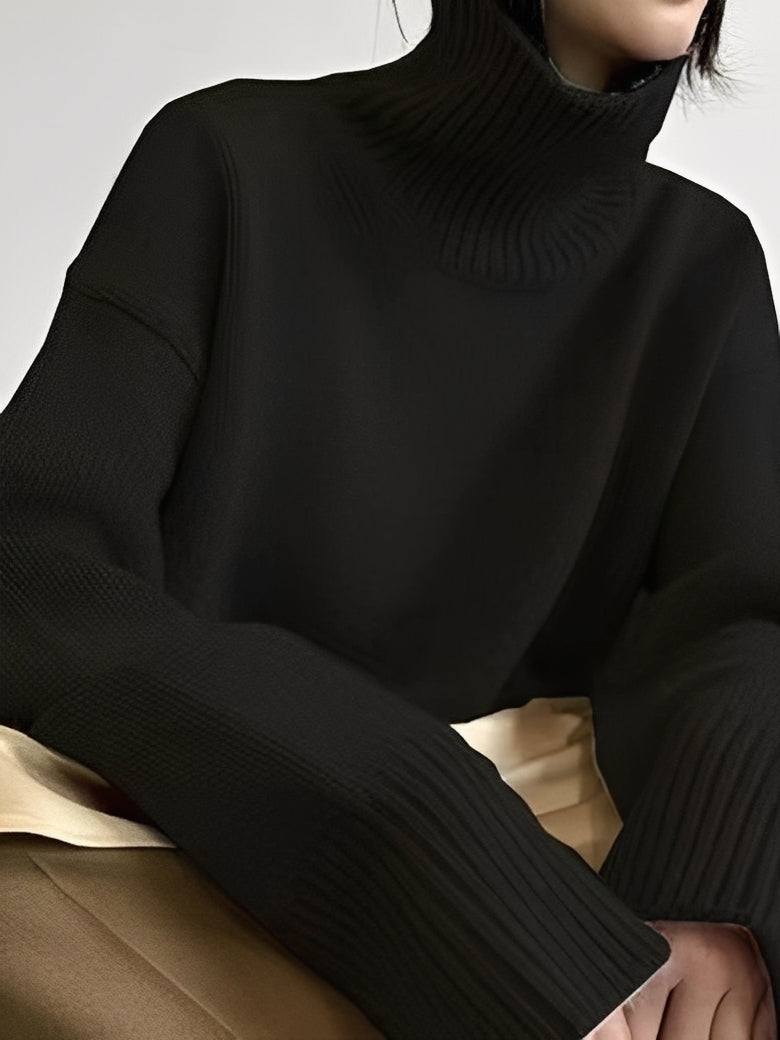 Gloria - women's turtleneck sweater made of fine wool