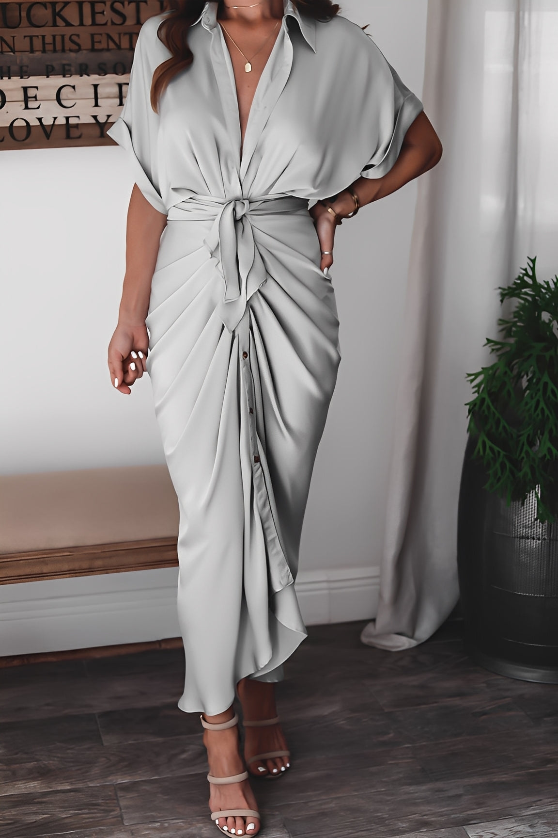 Antoinette - Elegant long women's dress