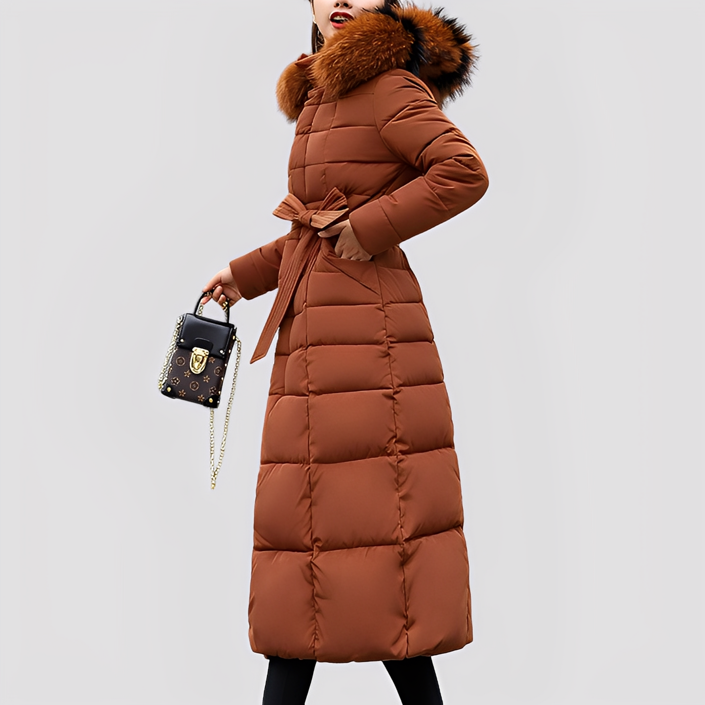 Mollie - Elegant, Lined Women's Long Coat