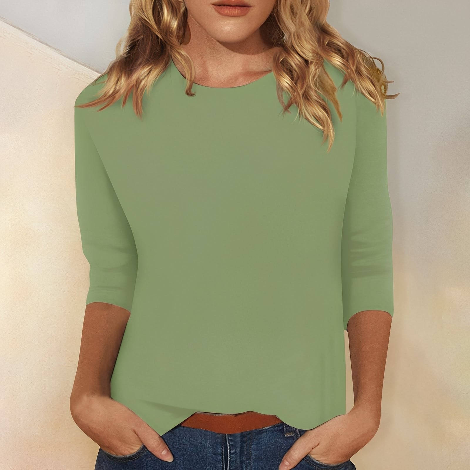 Katherina - Bequemes Rundhals-Shirt