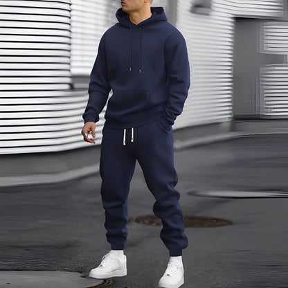 Arvel - Comfortable men's sports suit set with hood