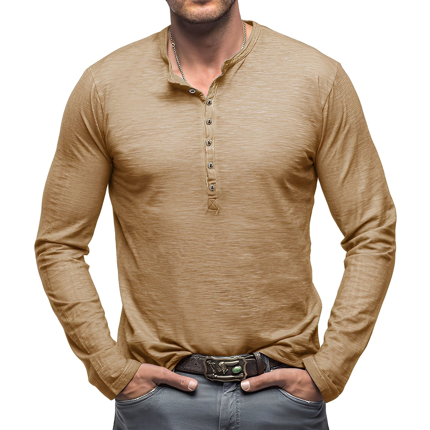 Vibe - Classic long-sleeve men's shirt