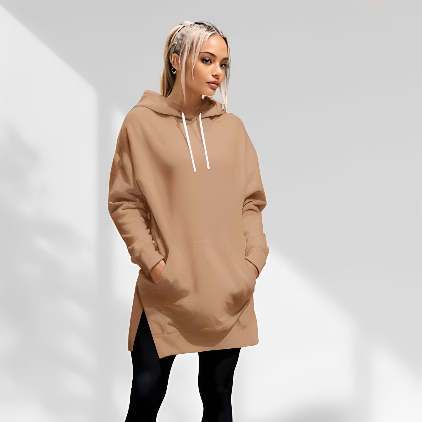 Amarante - Large Women's Hoodie Jacket