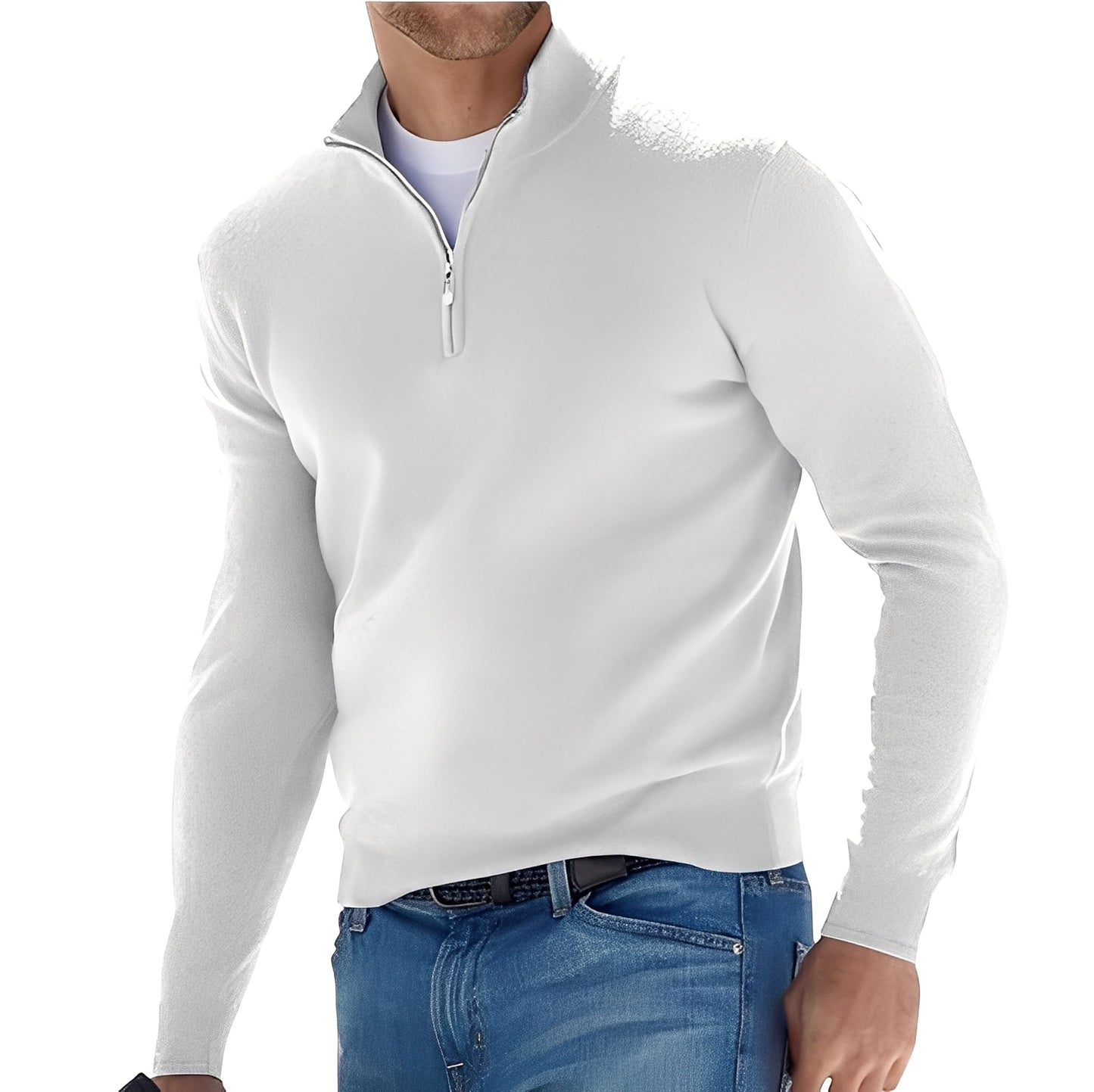 Ralph – Komfortabler Herren-Kaschmirpullover mit Zipper