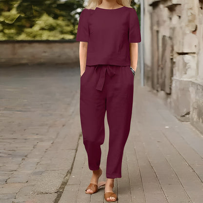 Kerine - Women's set of cotton and linen pants