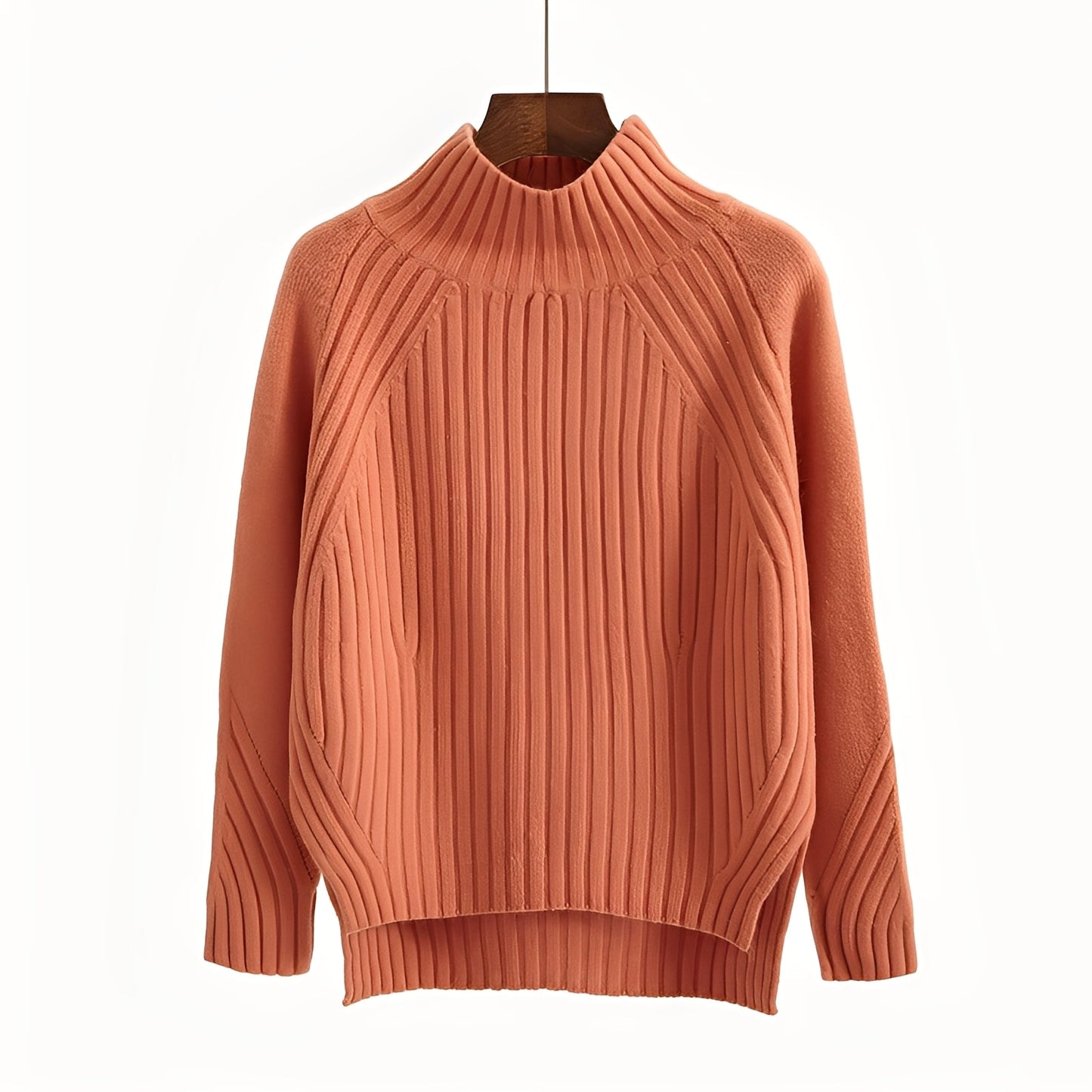 Camille - women's sweater with turtleneck
